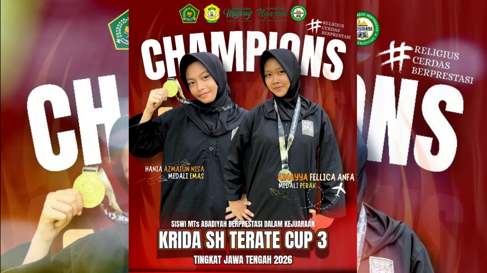 Gemilang di Tingkat Provinsi! Siswi MTs Abadiyah Kuryokalangan Borong Emas dan Perak di Krida SH Terate Cup 3 Jawa Tengah